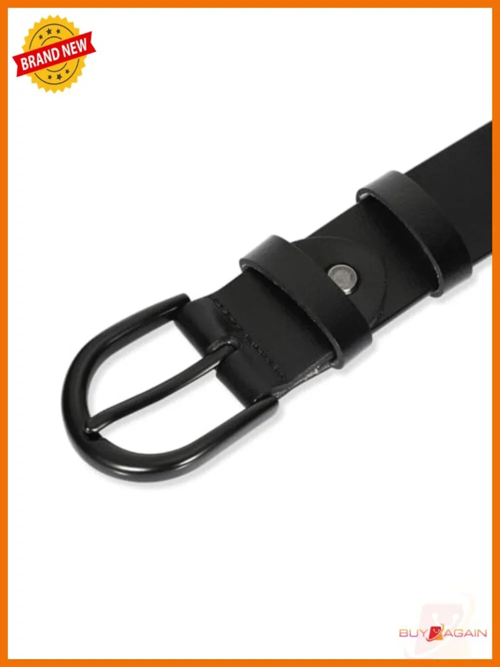 Women's Leather Belt with Pin Buckle for Jeans Pants Dresses
